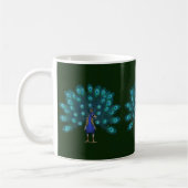Mug Bleu de paon (Gauche)