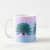 Mug Bleu de paon (Gauche)