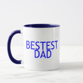 Mug Bleu de papa de Bestest (Gauche)