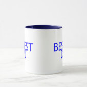 Mug Bleu de papa de Bestest (Centre)