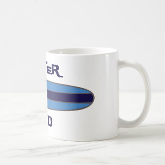 Mug Bleu de papa de surfer