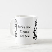 Mug Bleu de Sacre (Devant gauche)