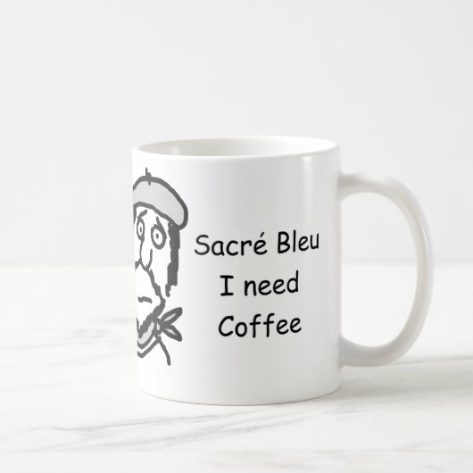 Mug Bleu de Sacre (Droite)