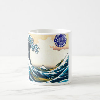 Mug Bleu de vote - suivez la vague bleue