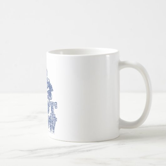 Mug Bleu Démangé De Neige (Droite)