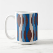 Mug Bleu des bandes (Gauche)