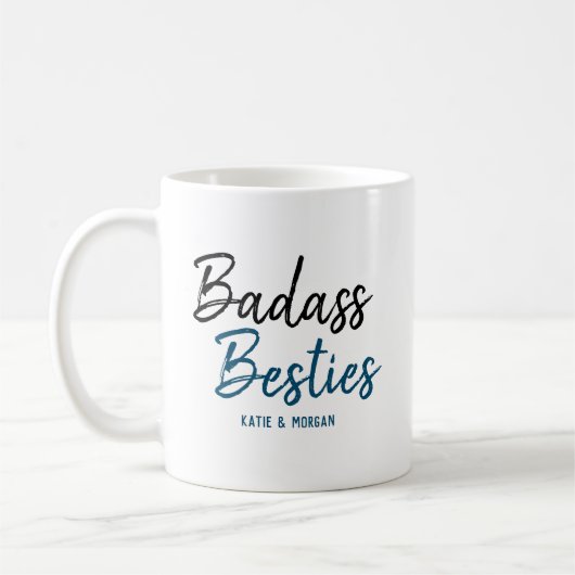Mug Bleu des Besoins de Badass (Gauche)