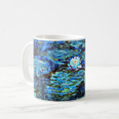 Mug Bleu des nénes d'eau par Monet (Devant gauche)