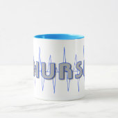 MUG BLEU D'INFIRMIÈRE (Centre)