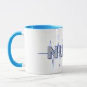 MUG BLEU D'INFIRMIÈRE (Gauche)