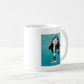 Mug Bleu d'Orca (Devant droit)