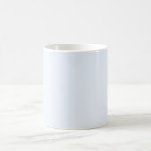 Mug Bleu doux blanc pastel couleur uni (Centre)