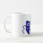 Mug bleu dramatique (Gauche)