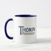 Mug Bleu du logo THORIN OAKENSHIELD™ (Gauche)