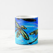 Mug Bleu électrique Flit de libellule (Centre)