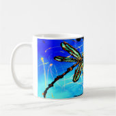 Mug Bleu électrique Flit de libellule (Gauche)
