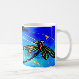 Mug Bleu électrique Flit de libellule
