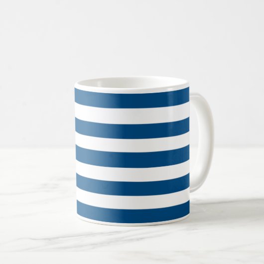 Mug Bleu et blanc (Devant droit)