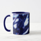 Mug Bleu et blanc abstrait (Gauche)