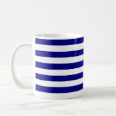 Mug Bleu et blanc de la marine (Gauche)