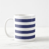 Mug Bleu et blanc de la marine (Gauche)