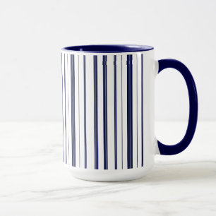 Mug Bleu et blanc - Foncé