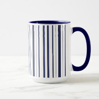 Mug Bleu et blanc - Foncé
