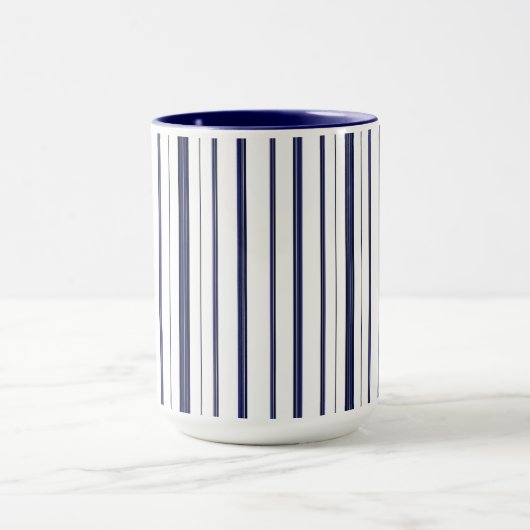 Mug Bleu et blanc - Foncé (Centre)