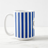 Mug Bleu et blanc personnalisé (Gauche)