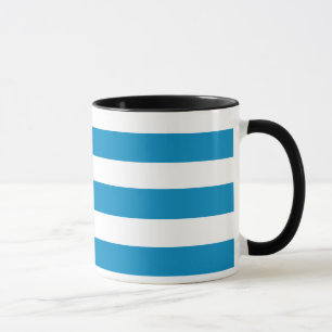 Mug Bleu et blanc sur les transats