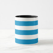 Mug Bleu et blanc sur les transats (Centre)
