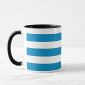 Mug Bleu et blanc sur les transats (Gauche)