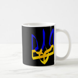 Mug Bleu Et Jaune Ukraine Armoiries Gerfalcon Tri