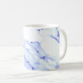 Mug Bleu et Marbre blanc (Devant droit)