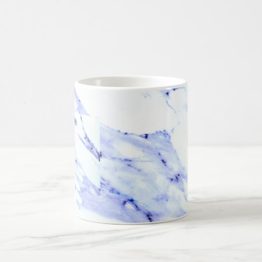 Mug Bleu et Marbre blanc (Centre)