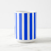 Mug Bleu et Motif blanc pour voiles verticales (Centre)