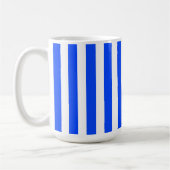 Mug Bleu et Motif blanc pour voiles verticales (Gauche)