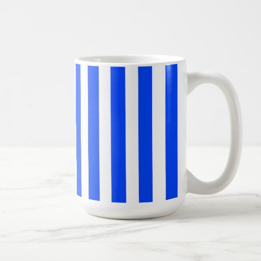 Mug Bleu et Motif blanc pour voiles verticales (Droite)