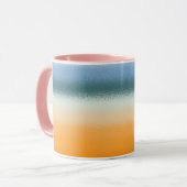 Mug Bleu et orange (Devant gauche)