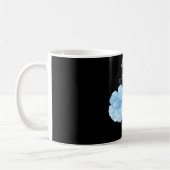 Mug Bleu et Rose Floral Chic (Gauche)
