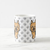 Mug Bleu Et Tan Australien Terrier Cute Dessin Chien (Centre)