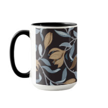 Bleu et Tan William Morris Elegant Inspiré