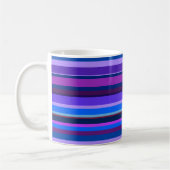 Mug Bleu et violet bandes horizontales (Gauche)
