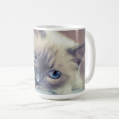 Mug Bleu Eyed Ragdoll Chat (Devant droit)