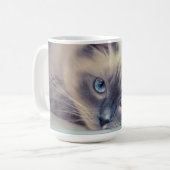 Mug Bleu Eyed Ragdoll Chat (Devant gauche)