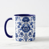 Mug Bleu floral (Gauche)