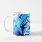 Mug Bleu fondu | Art fluide (Gauche)