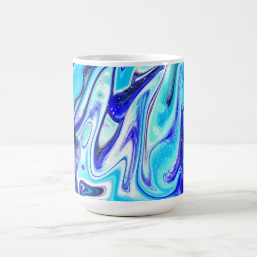 Mug Bleu fondu | Art fluide (Centre)