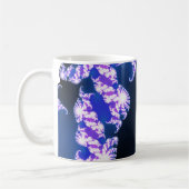 Mug bleu fractal (Gauche)