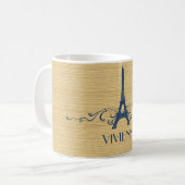 Mug bleu français (Devant gauche)